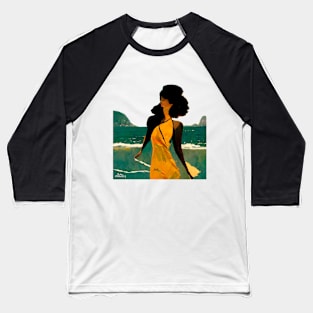 woman on the beach Baseball T-Shirt